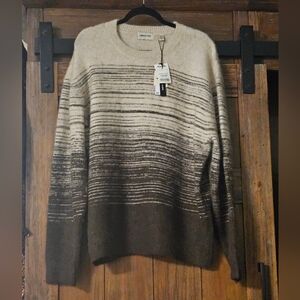 Industry Republic Clorting, Men's Beige and Brown Sweater